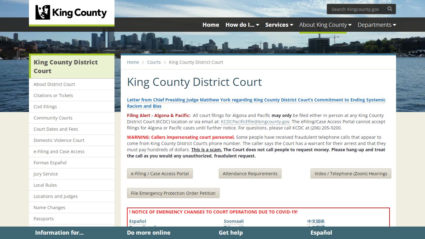 King County District Court - King County - King County, Washington